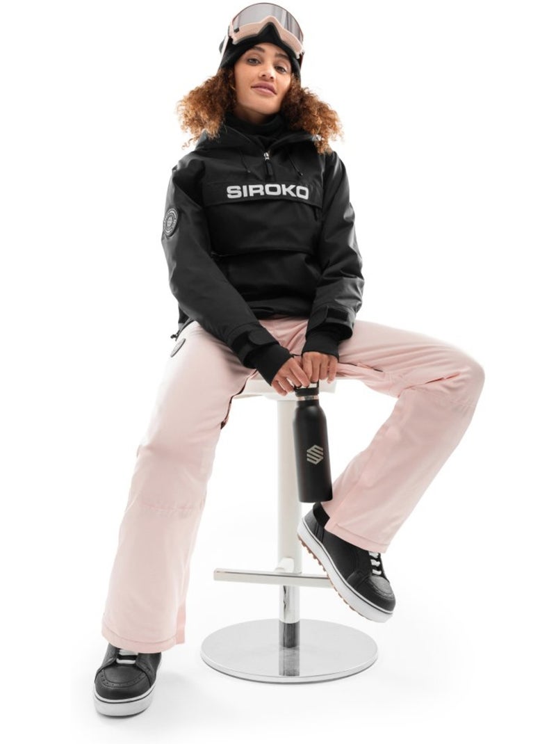 Pantaloni da snowboard da donna sport invernali donna p1-w pilat Rosa - Kiabi