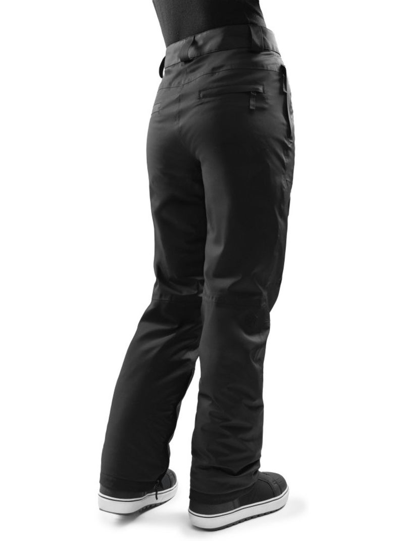 Pantaloni da snowboard da donna sport invernali donna p1-w vader Nero - Kiabi