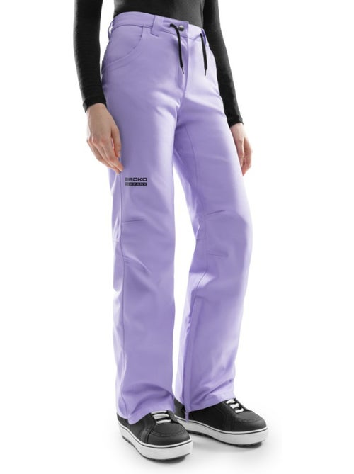 Pantaloni da snowboard hardshell donna sport invernali donna p2-w lyss - Kiabi