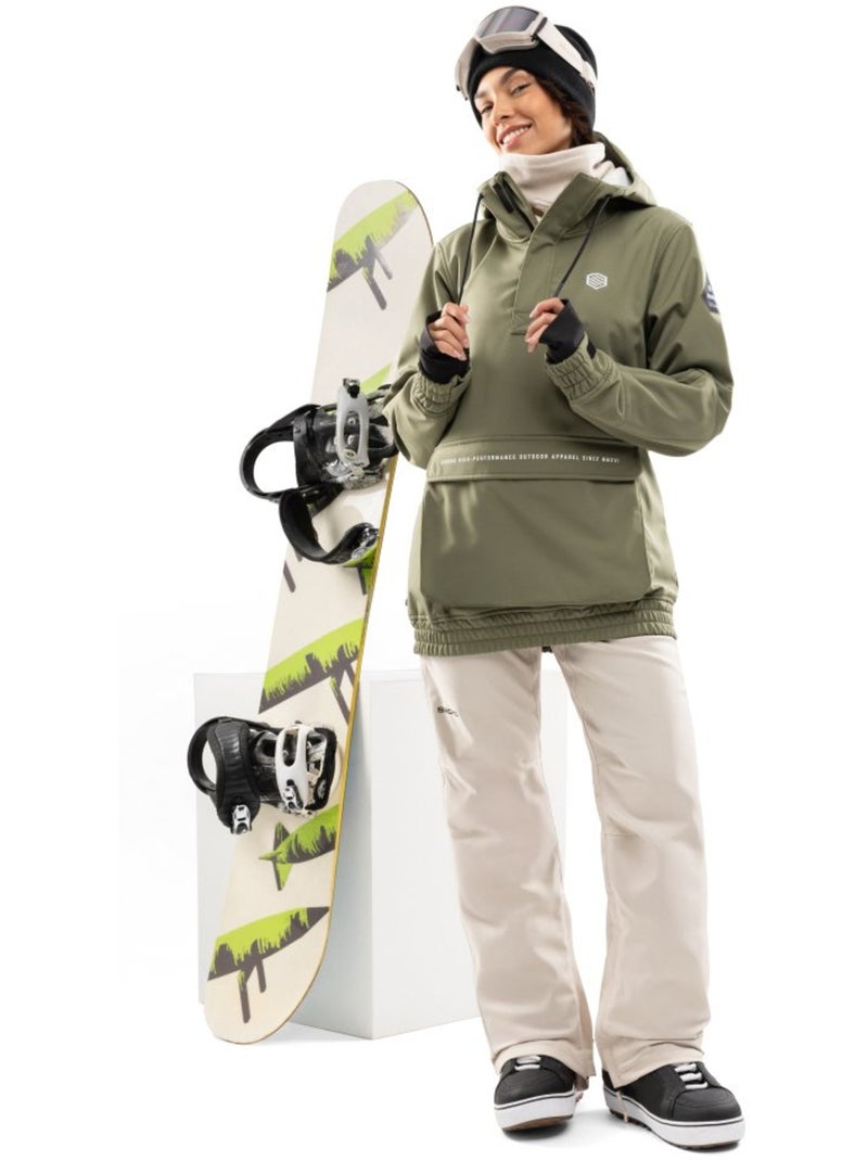 Pantaloni da snowboard hardshell donna sport invernali donna p2-w naeba Beige - Kiabi