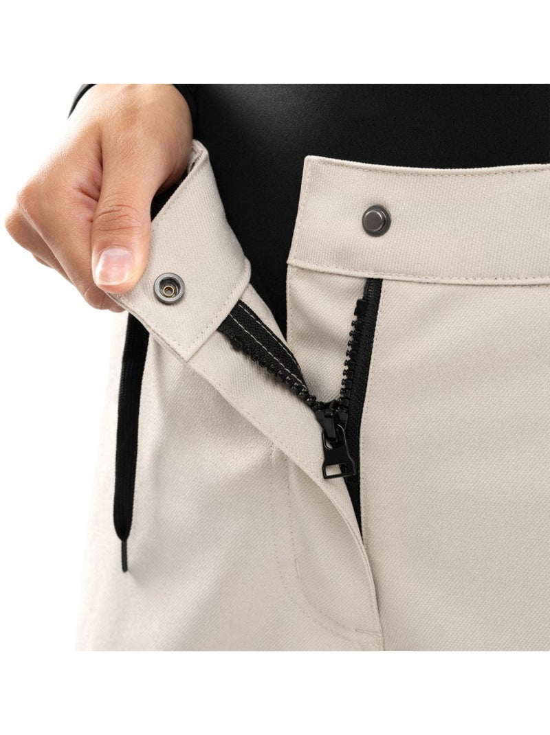 Pantaloni da snowboard hardshell donna sport invernali donna p2-w naeba Beige - Kiabi
