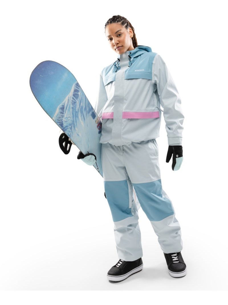 Pantaloni da snowboard oversize da donna donna p4-w yama light Blu - Kiabi
