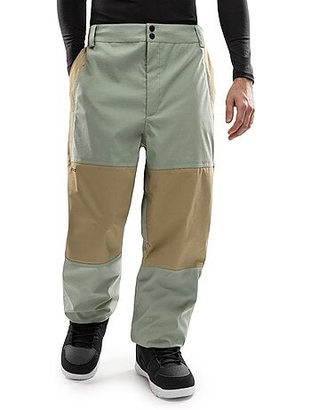 Pantaloni da snowboard oversize da uomo uomo p4 yama olive