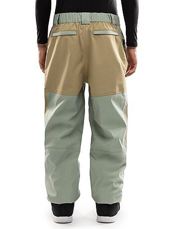 Pantaloni da snowboard oversize da uomo uomo p4 yama olive