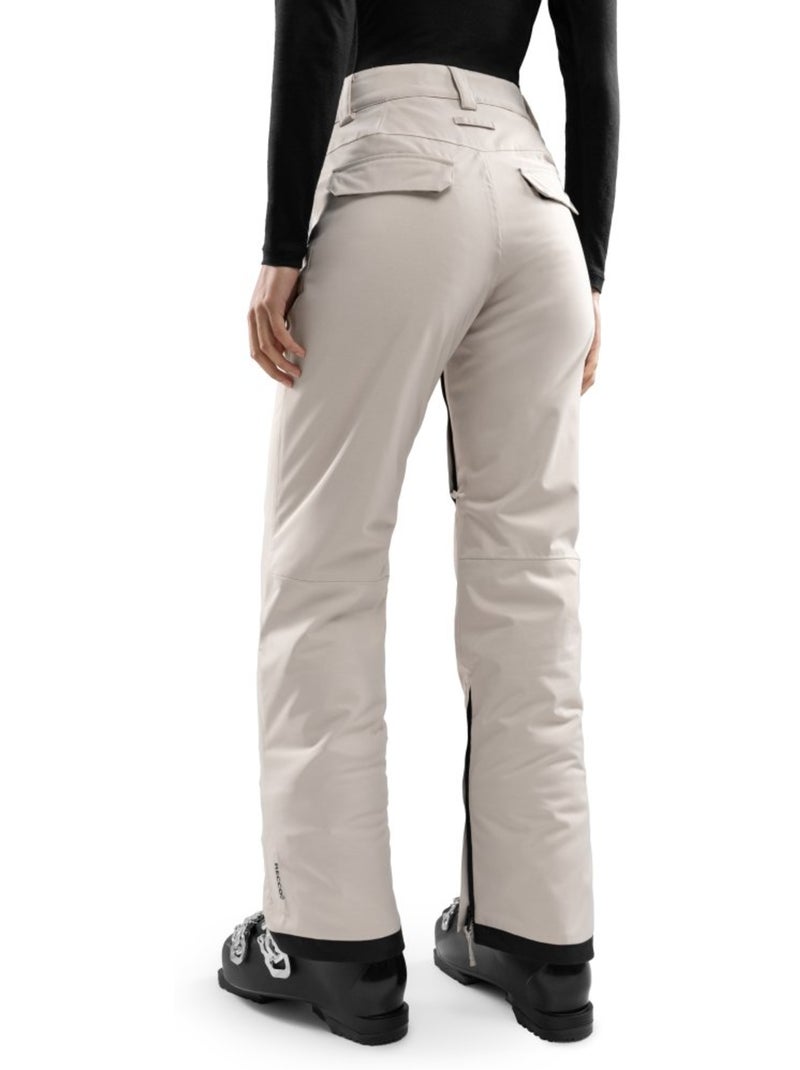 Pantaloni da snowboard premium da donna sport invernali donna srx nival Beige - Kiabi