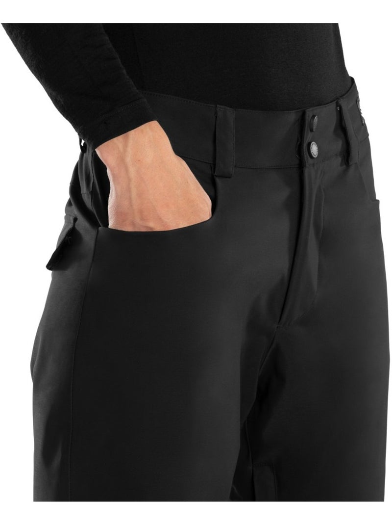 Pantaloni da snowboard premium da donna sport invernali donna srx sils Nero - Kiabi