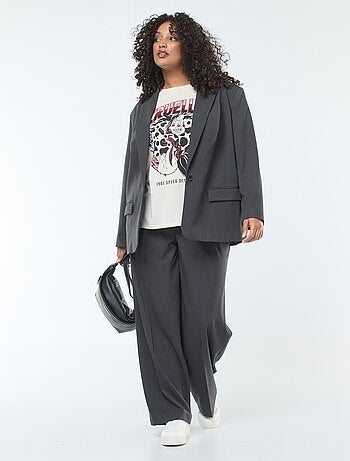 Pantaloni sartoriali a vita alta e taglio ampio / wide leg