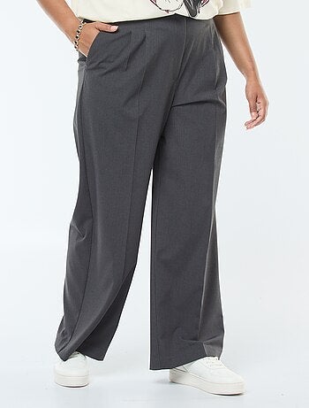 Pantaloni sartoriali a vita alta e taglio ampio / wide leg