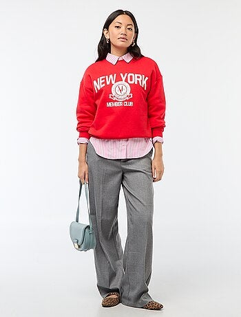 Pantaloni da tailleur in flanella