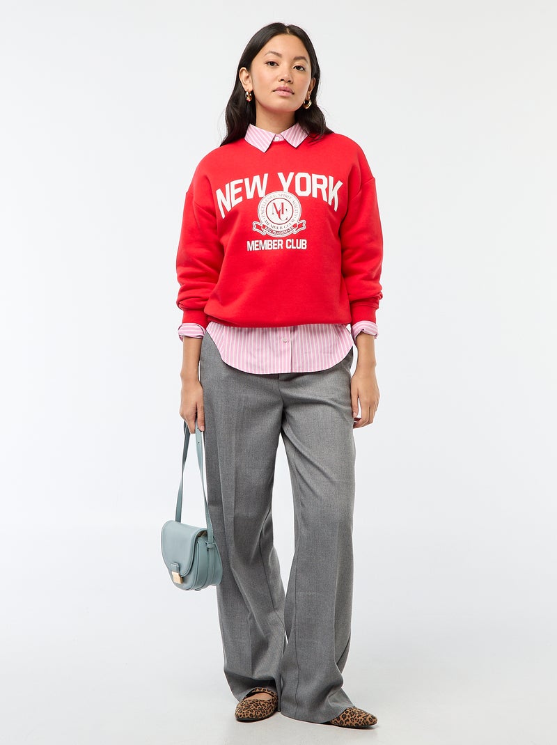 Pantaloni Da Donna In Flanella Morbida – Jogging Caldi A Gamba Larga, Vita Alta Elastica, In Pile, Per Casa E Tempo Libero, Taglie S-XXL