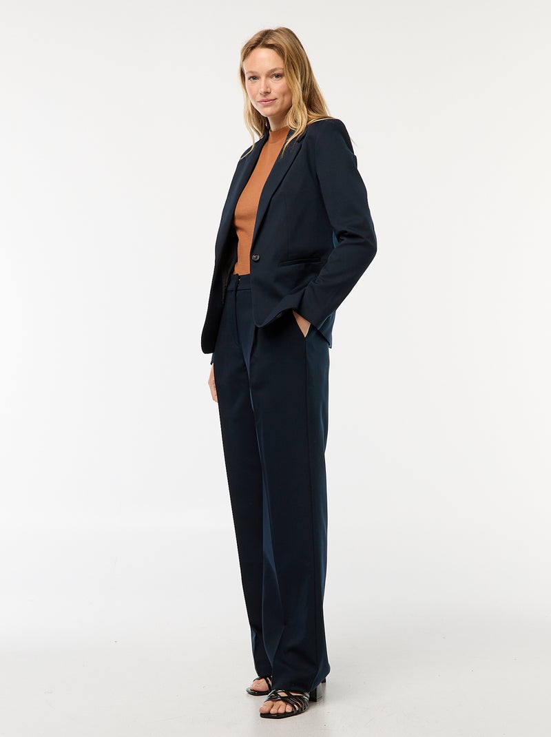 Pantaloni da tailleur taglio largo Blu - Kiabi
