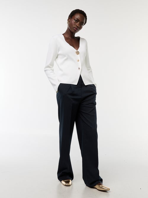 Pantaloni da tailleur taglio largo - Kiabi