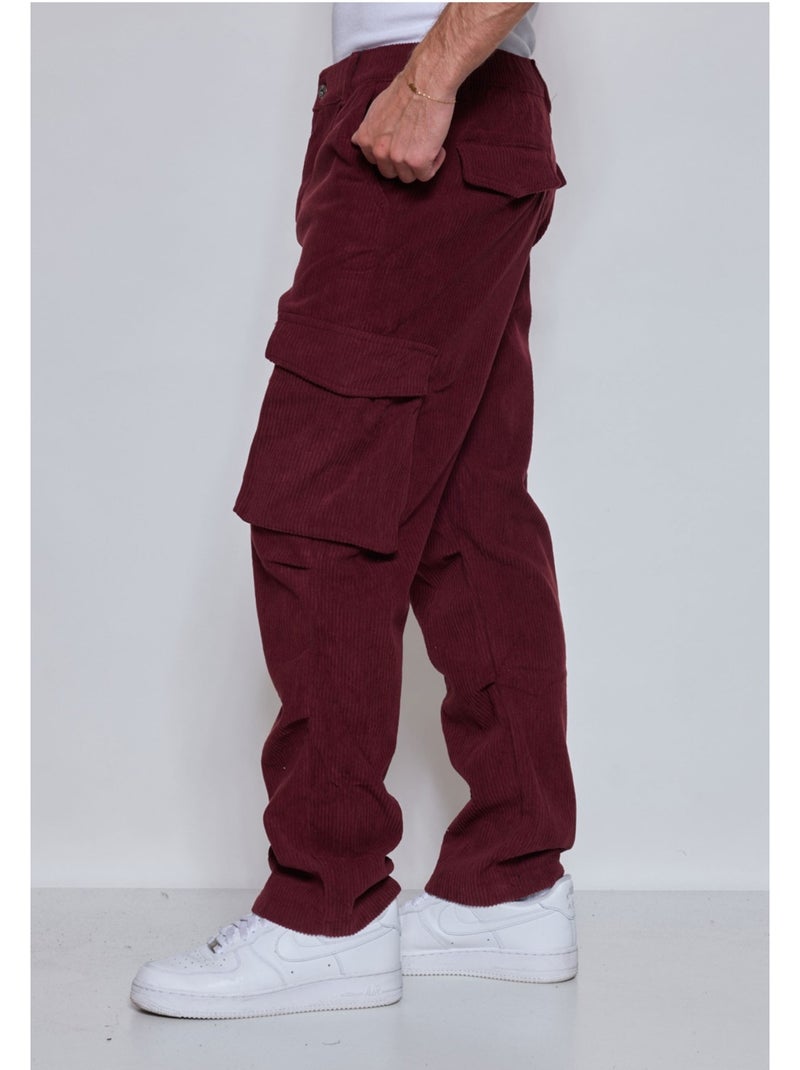PANTALONI DA TRASPORTO Kebello Bordeaux - Kiabi