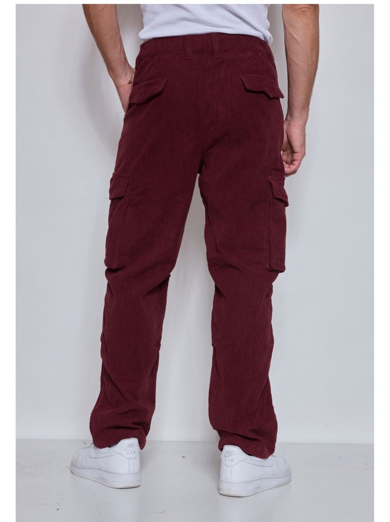 PANTALONI DA TRASPORTO Kebello Bordeaux - Kiabi