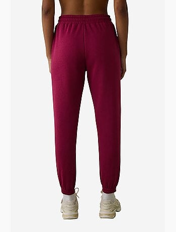 Pantaloni da tuta a vita alta con dettaglio da annodare, garzati penti