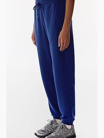 Pantaloni da tuta a vita alta con polsini elastici penti