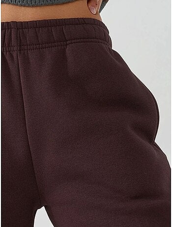 Pantaloni da tuta da donna a gamba larga in misto cotone hiccup