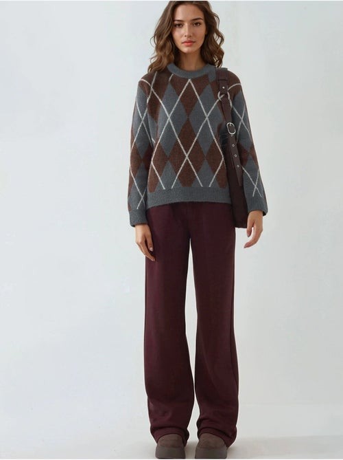 Pantaloni da tuta da donna a gamba larga in misto cotone hiccup - Kiabi Pantaloni da tuta da donna a gamba larga in misto cotone hiccup - Kiabi