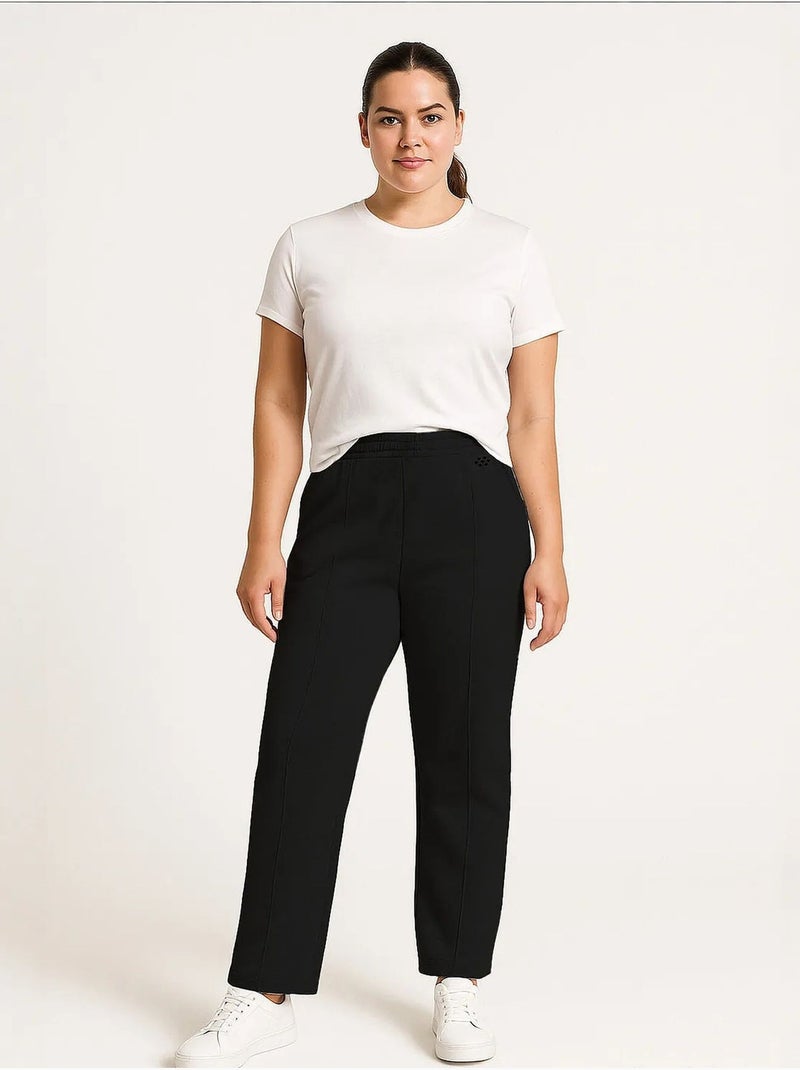 Pantaloni da tuta da donna in misto cotone tommy Nero - Kiabi