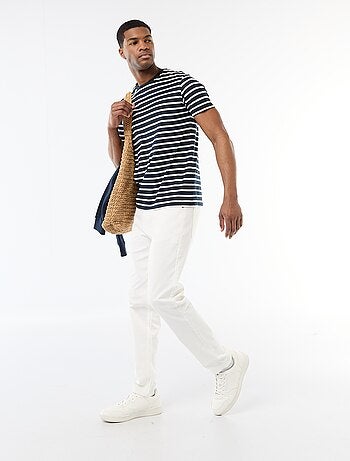 Pantaloni da uomo slim fit a 5 tasche