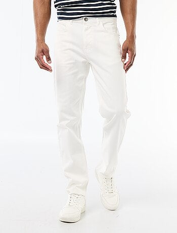 Pantaloni da uomo slim fit a 5 tasche