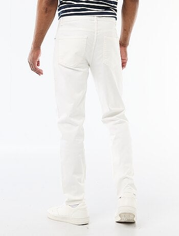Pantaloni da uomo slim fit a 5 tasche