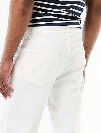 Pantaloni da uomo slim fit a 5 tasche
