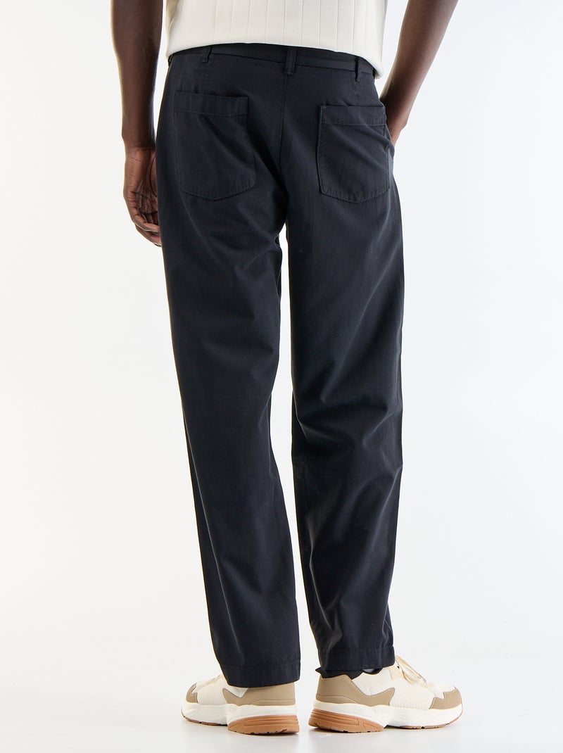 Pantaloni dal tocco morbido Nero - Kiabi