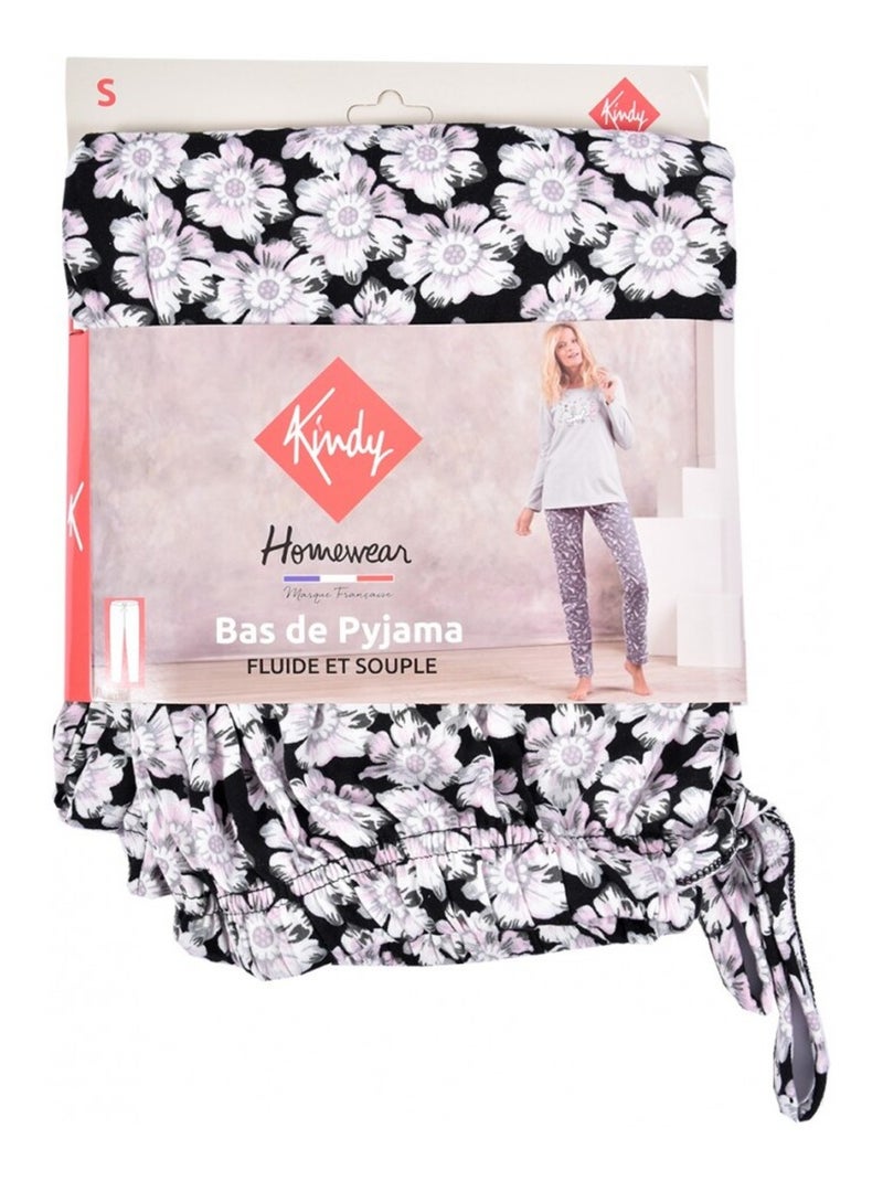 Pantaloni del Pigiama Donna KINDY Nero Beige Bianco - Kiabi