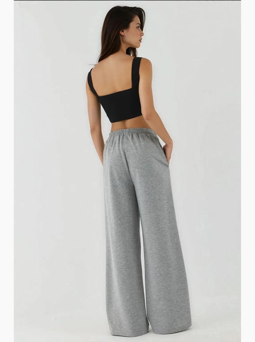 Pantaloni della tuta a gamba ampia con vita elasticizzata hiccup - Kiabi Pantaloni della tuta a gamba ampia con vita elasticizzata hiccup - Kiabi