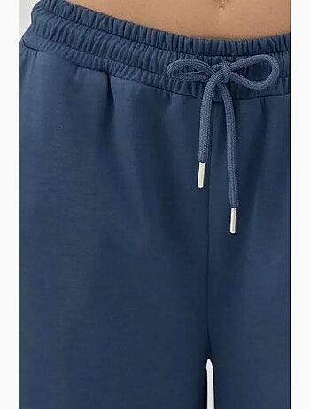 Pantaloni della tuta a gamba ampia in modal soft touch hiccup