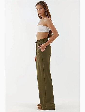 Pantaloni della tuta a gamba ampia in modal soft touch hiccup