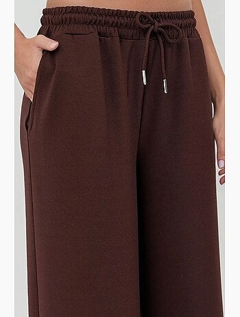 Pantaloni della tuta a gamba ampia in modal soft touch hiccup