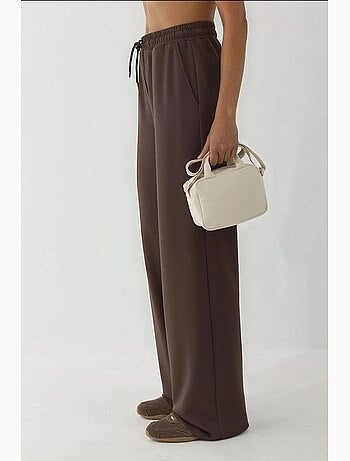 Pantaloni della tuta a gamba ampia in modal soft touch hiccup