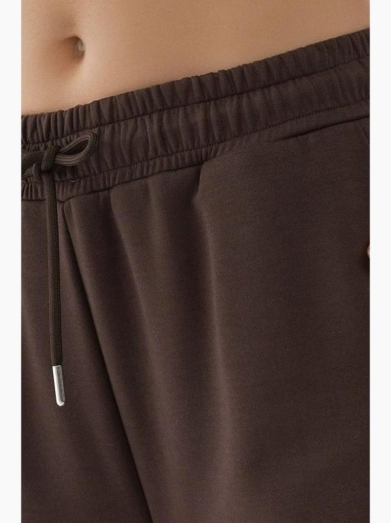 Pantaloni della tuta a gamba ampia in modal soft touch hiccup Marrone - Kiabi