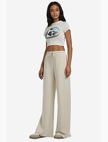 Pantaloni della tuta a gamba ampia in modal soft touch hiccup