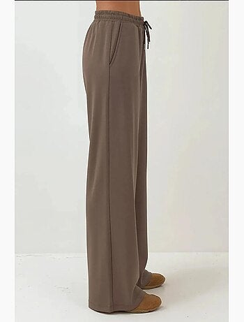 Pantaloni della tuta a gamba ampia in modal soft touch hiccup