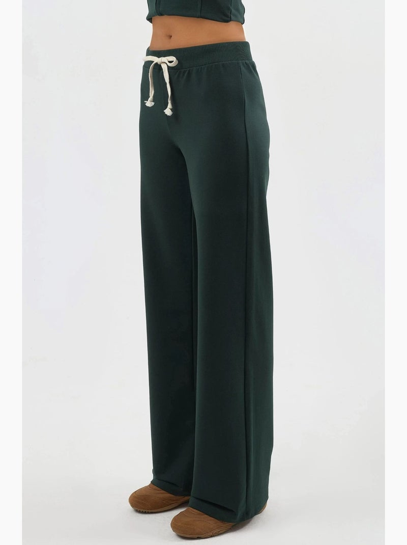 Pantaloni della tuta a gamba dritta con coulisse busem Verde scuro - Kiabi