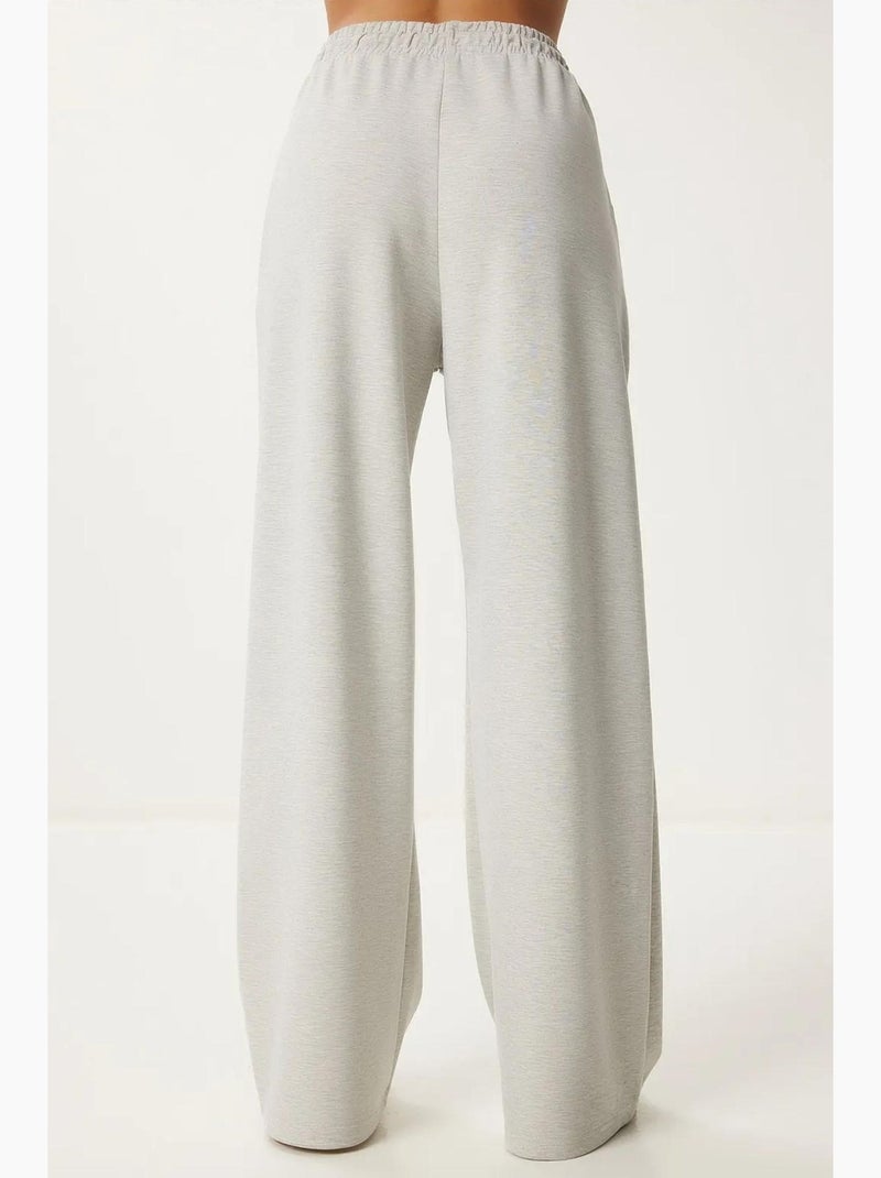 Pantaloni della tuta a gamba larga con vita a coulisse istanbul Grigio chiaro - Kiabi