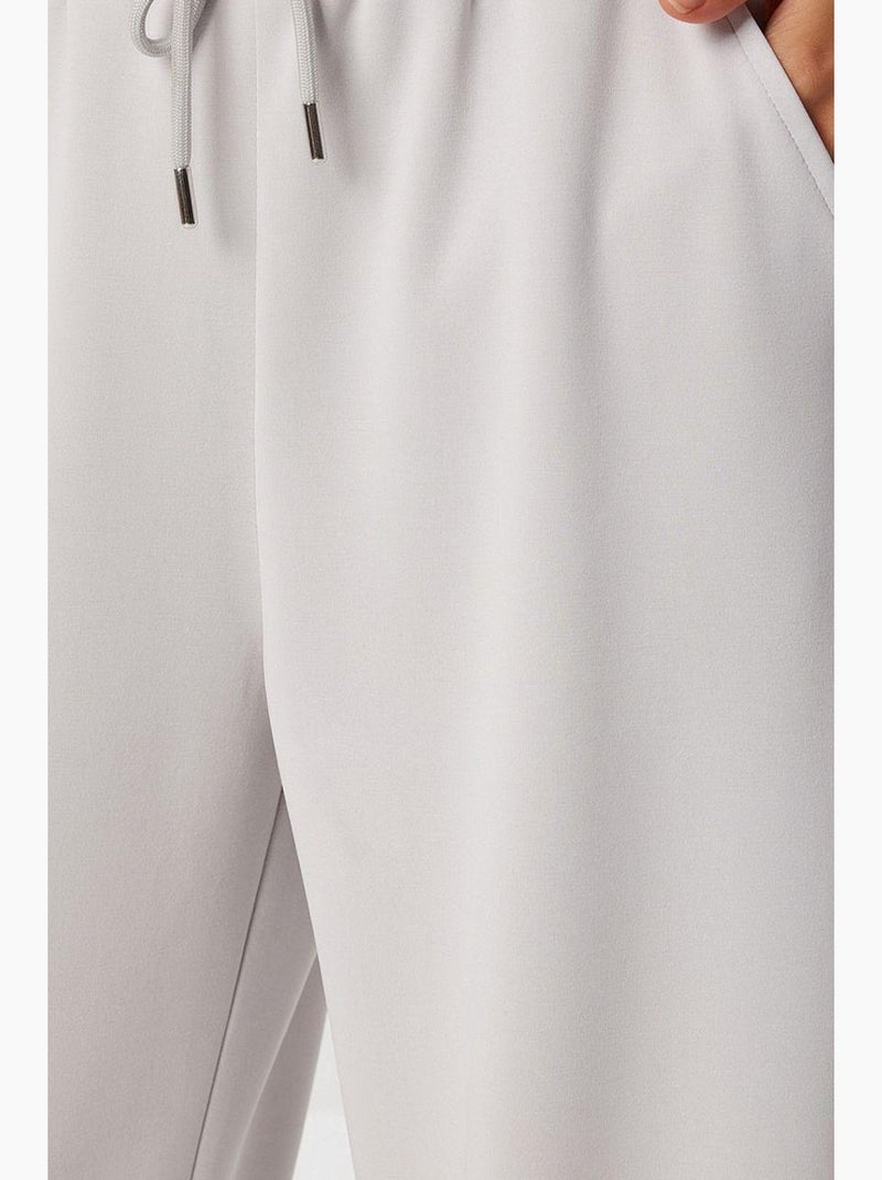 Pantaloni della tuta a gamba larga con vita a coulisse istanbul Grigio perla - Kiabi
