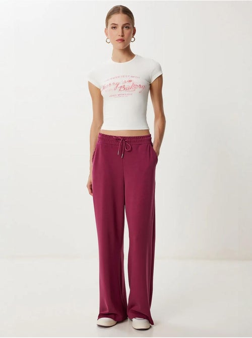 Pantaloni della tuta a gamba larga con vita a coulisse istanbul - Kiabi Pantaloni della tuta a gamba larga con vita a coulisse istanbul - Kiabi