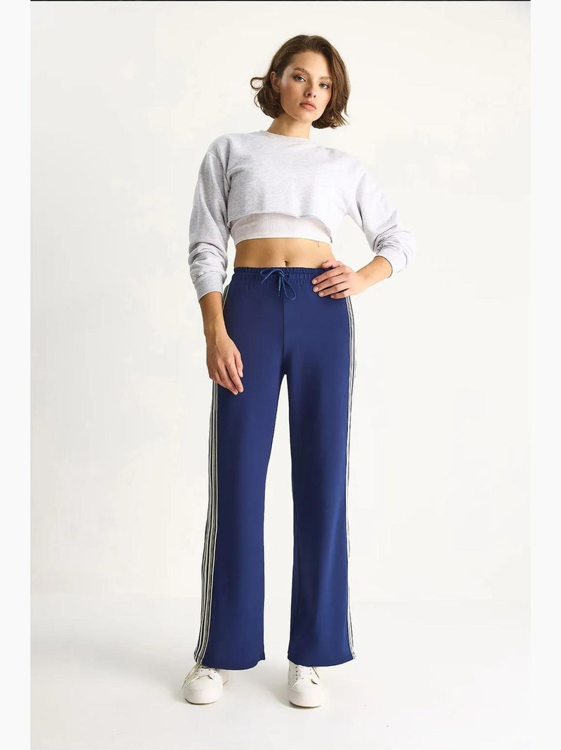 Pantaloni della tuta a gamba larga lucci Blu marino - Kiabi