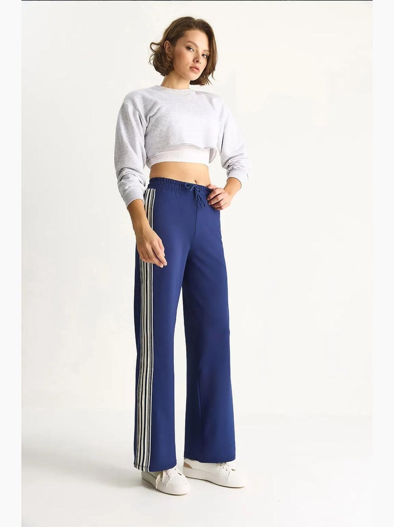 Pantaloni della tuta a gamba larga lucci Blu marino - Kiabi