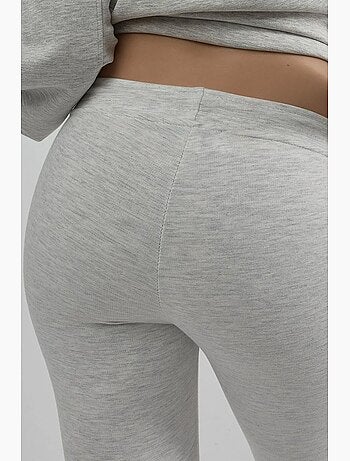 Pantaloni della tuta a zampa a vita media con coulisse busem