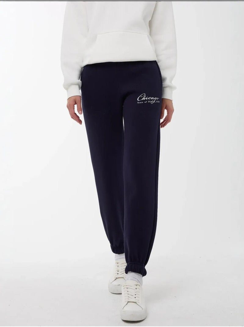 Pantaloni della tuta con elastico in vita hiccup Blu marino - Kiabi