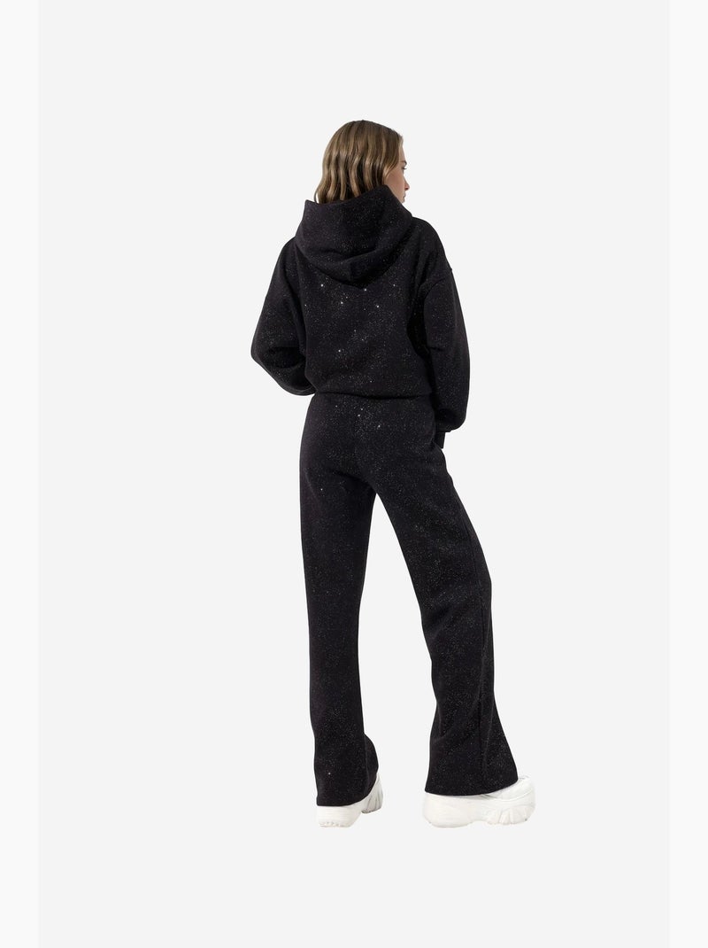 Pantaloni della tuta da donna in cotone ed elastan busem Nero - Kiabi