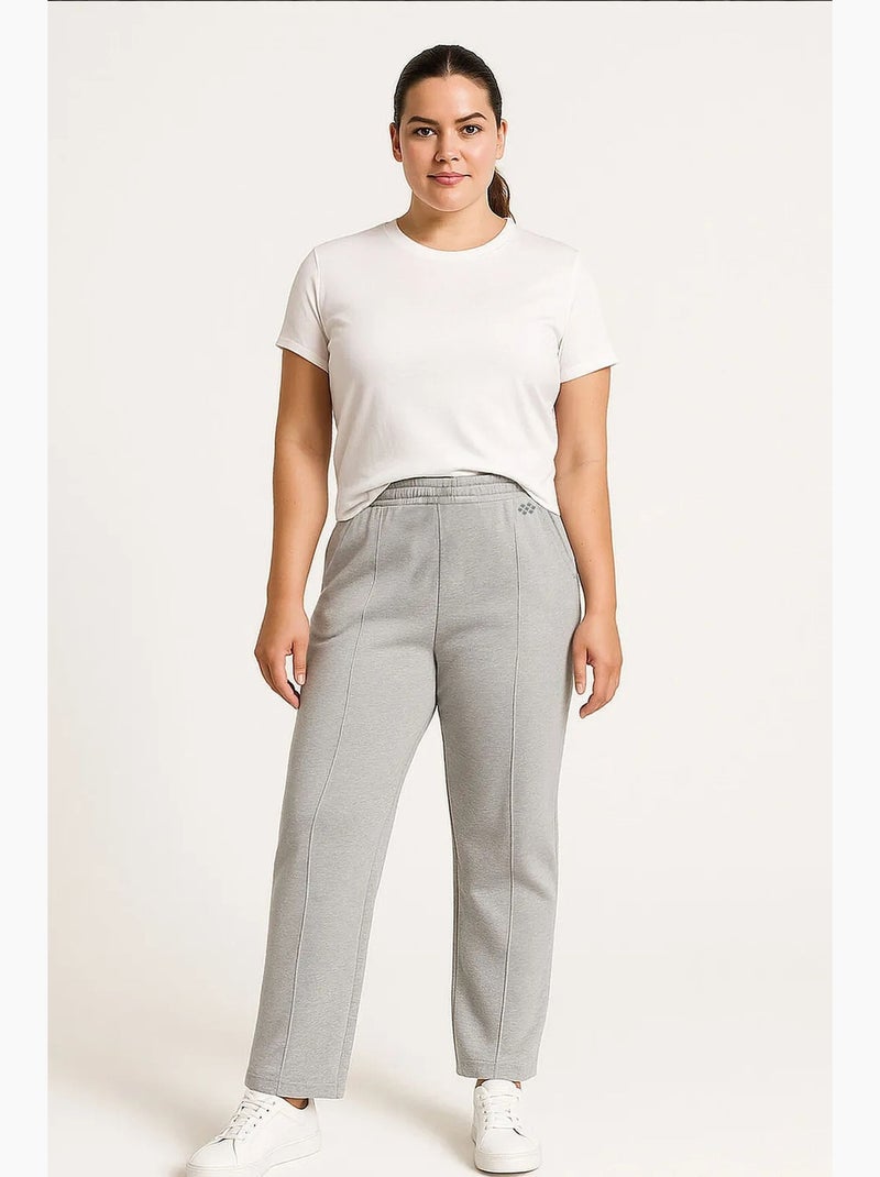 Pantaloni della tuta da donna in misto cotone tommy Blu grigio - Kiabi