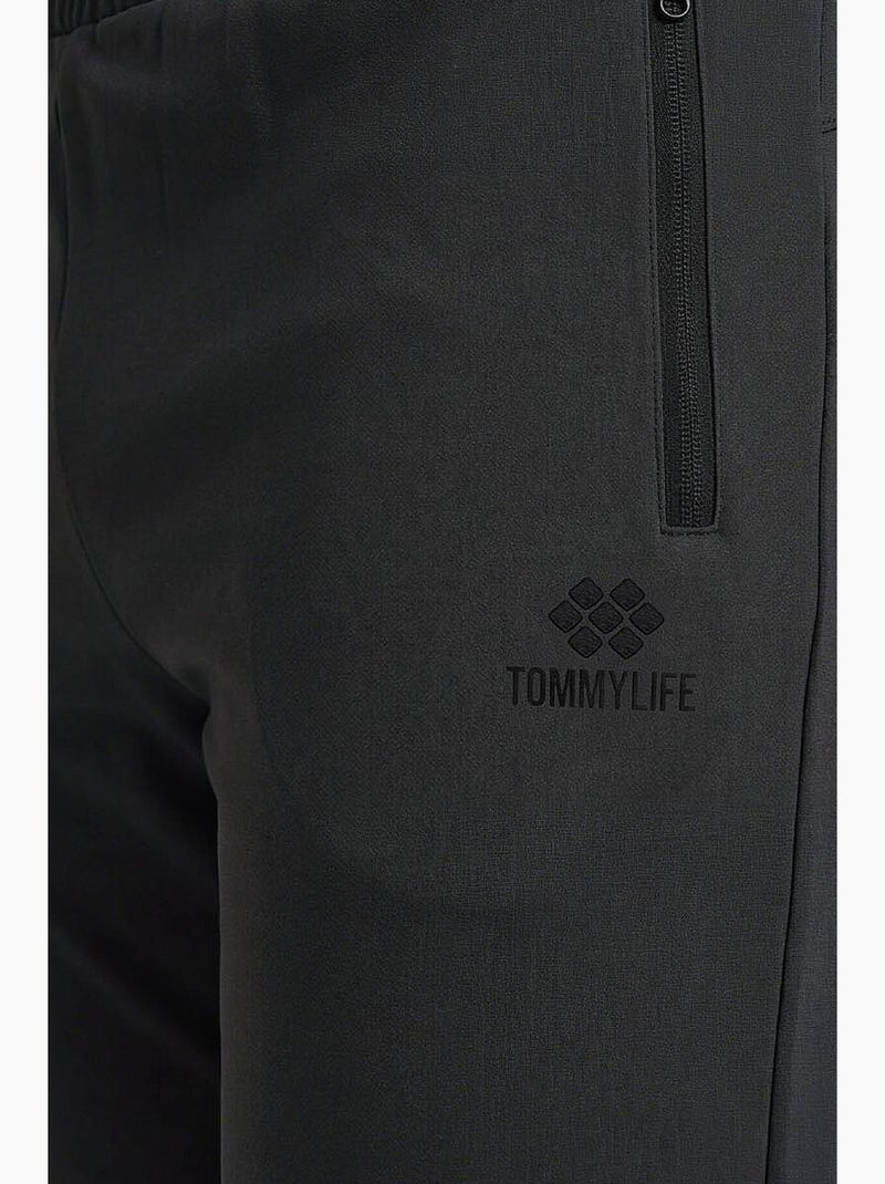 Pantaloni della tuta da uomo a gamba dritta tommy Grigio scuro - Kiabi