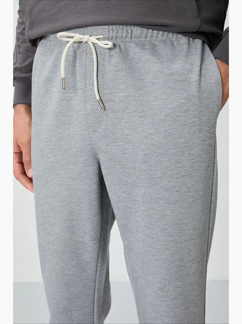 Pantaloni della tuta da uomo in cotone-poliestere tommy Grigio chiaro - Kiabi