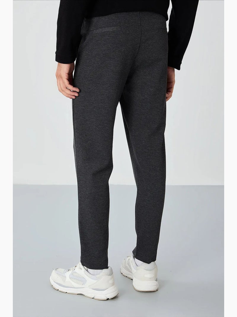Pantaloni della tuta da uomo in cotone-poliestere tommy Grigio nero - Kiabi